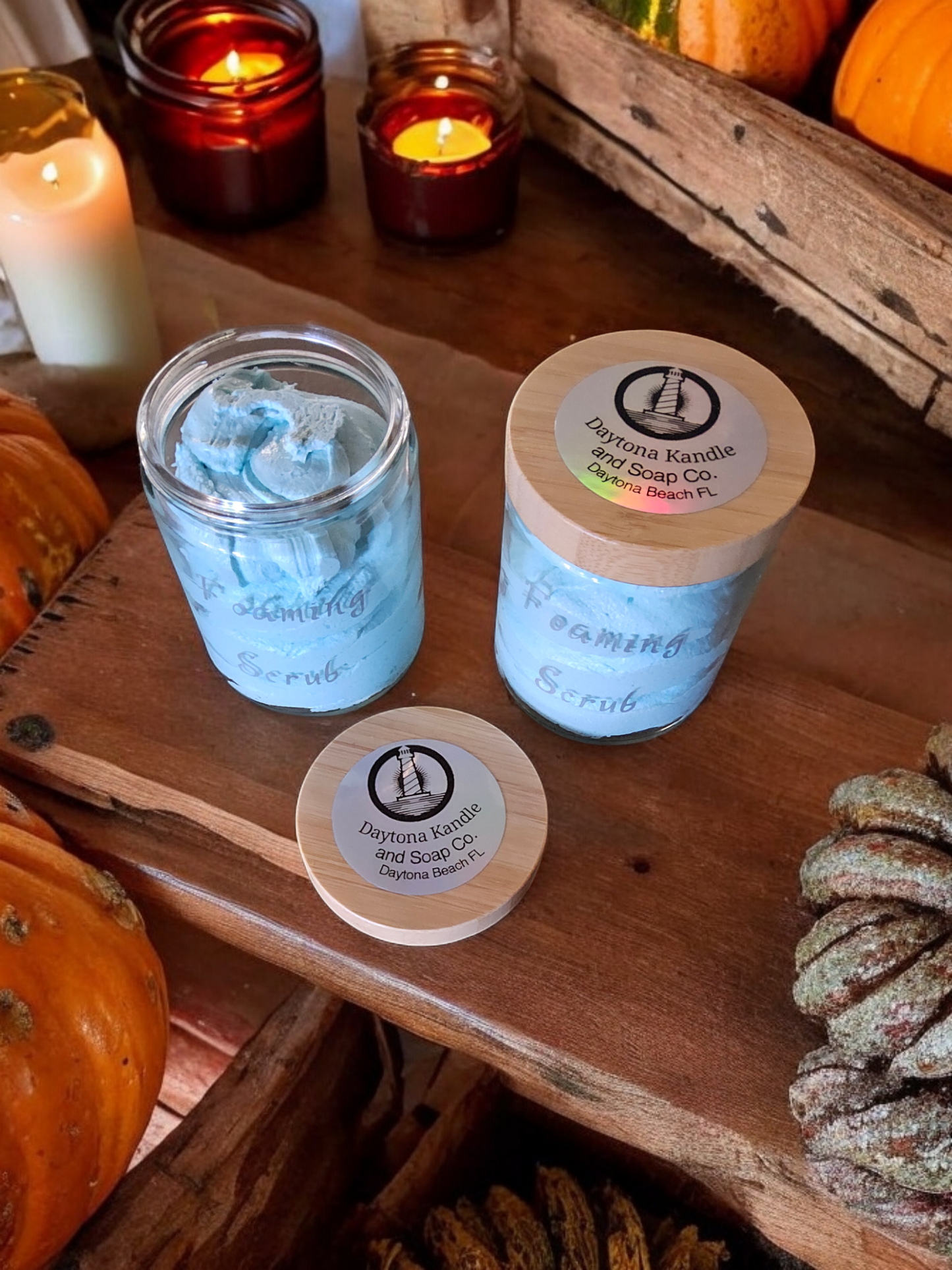 Artic Blue foaming scrub