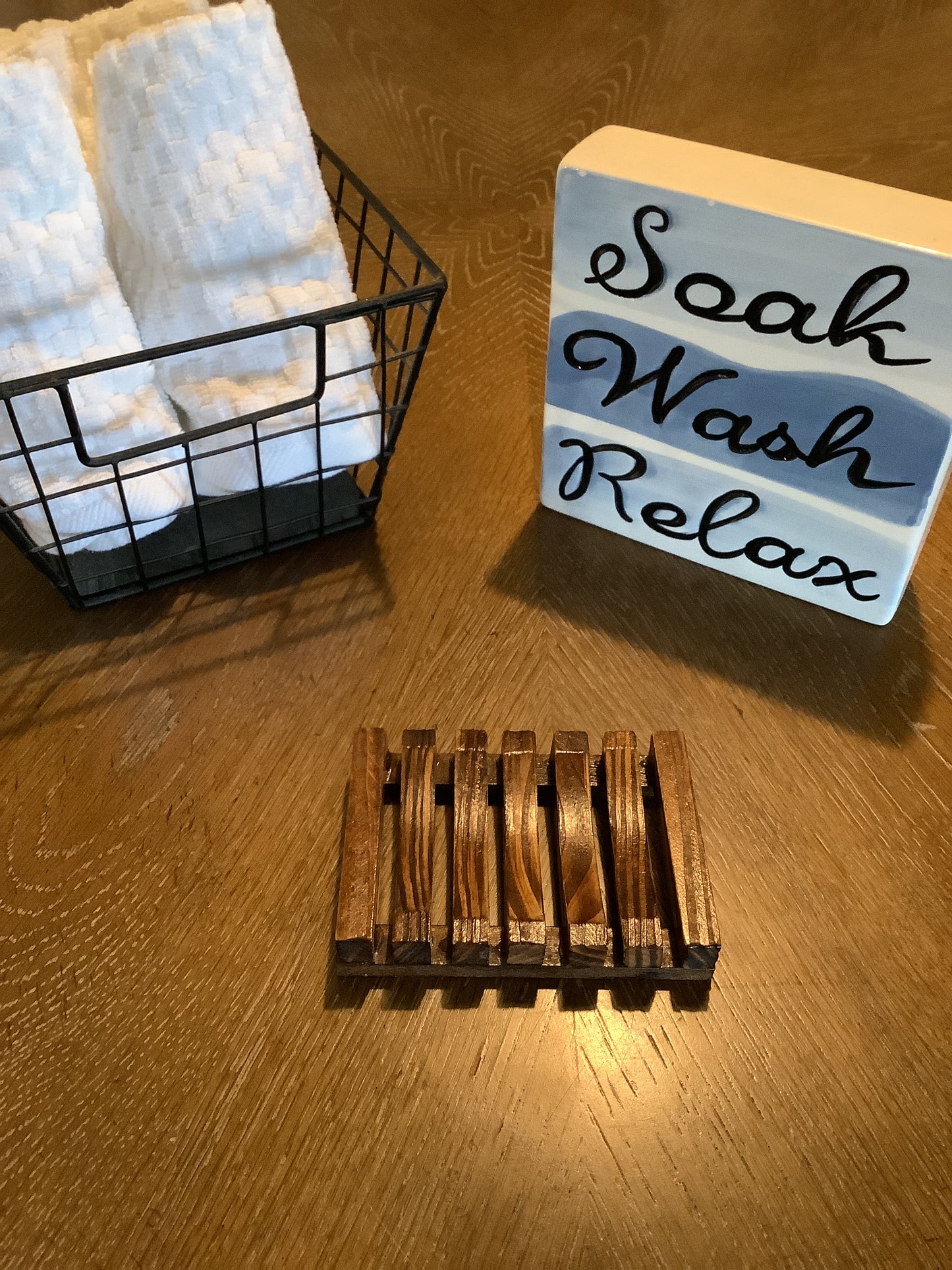 Wood Soap rack
